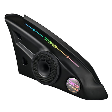 Polaris Slingshot Inside Armrest Speaker Panels Loaded | 2 x PRO-HY6.4MSL and Digital LED Lights | 2015 - Current