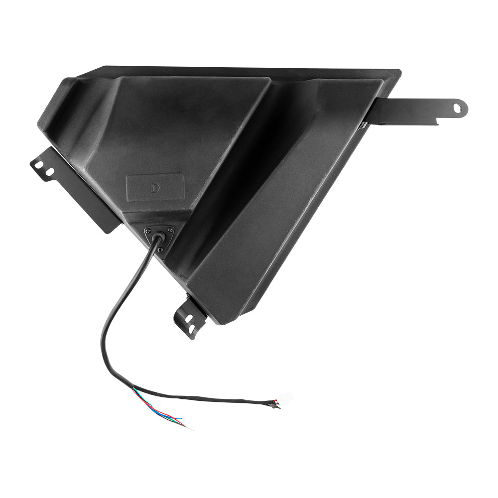 Polaris Slingshot Front Kick Panel 2 X 6.5" Enclosure with NXL-6/BK and PRO-TW1L | 2015 - Current