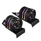 Polaris Slingshot Headrest Speaker Pods Loaded | 2 x NXL-IQ6/BK Speakers and Digital LED Lights | 2015 - Current