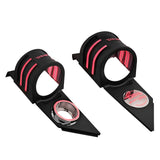 Polaris Slingshot Headrest Empty Enclosure With Digital LED Lights fits 4 x 6.5" Speakers | 2015 - Current