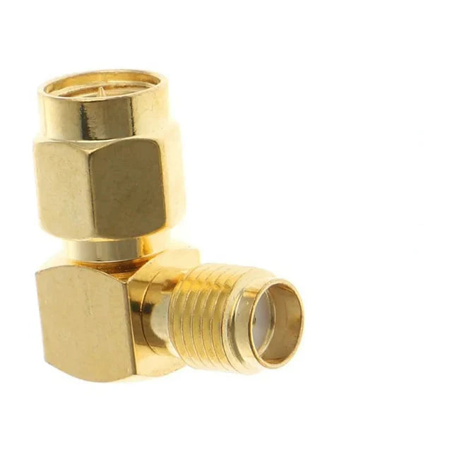 SMA Coax Adapter 90 Degree Connector Male To SMA Female TekShack