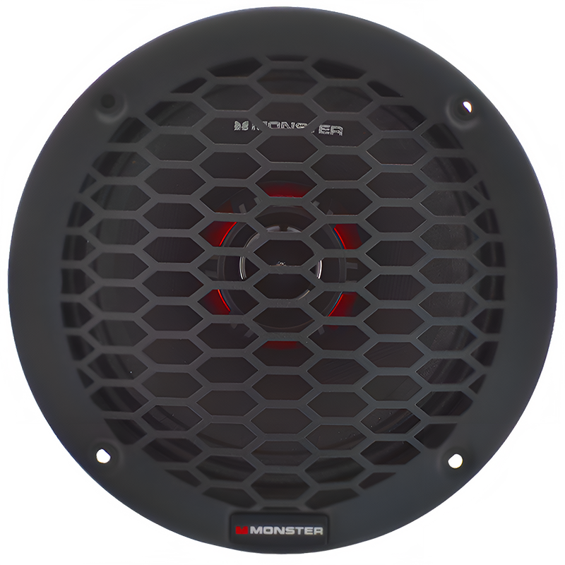 Monster SMC652 6.5" 500W RMS Coaxial Midrange Speaker 8-Ohm (Single) Monster Audio