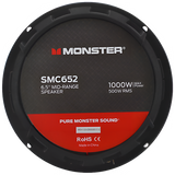 Monster SMC652 6.5" 500W RMS Coaxial Midrange Speaker 8-Ohm (Single) Monster Audio