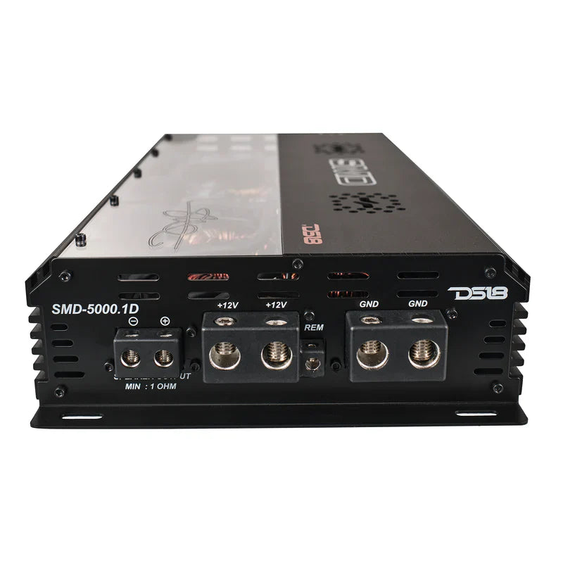 DS18 SMD-5000.1D 5000W RMS Class D Monoblock Amplifier Made In Korea DS18