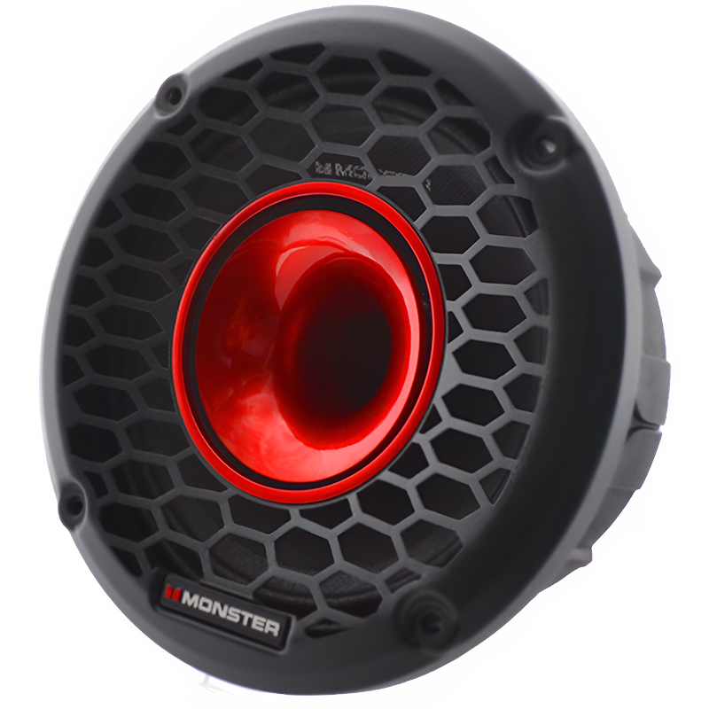 Monster SMD653 6.5" 650W RMS Midrange Speaker w/ Horn 8-Ohm (Single) Monster Audio