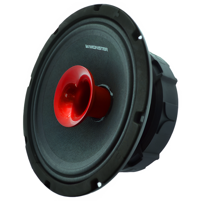 Monster SMD803 8" 700W RMS Midrange Speaker w/ Horn 8-Ohm (Single) Monster Audio