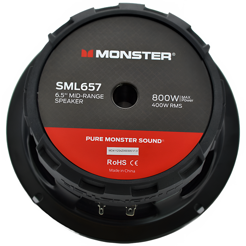 Monster SML657 6.5" 400W RMS Midrange Speaker 8-Ohm (Single) Monster Audio