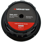 Monster SML657 6.5" 400W RMS Midrange Speaker 8-Ohm (Single) Monster Audio