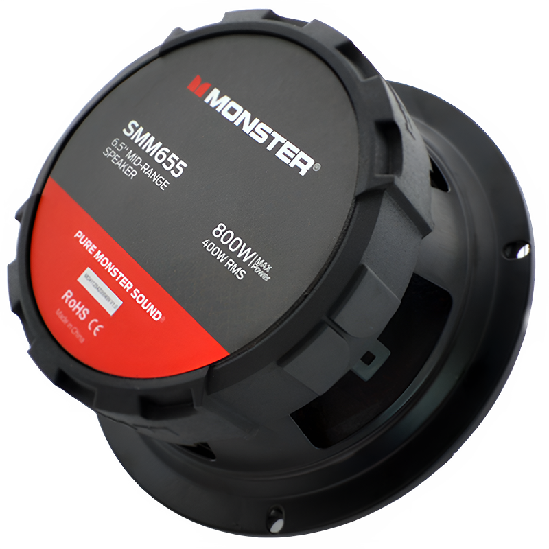Monster SMM655 6.5" 400W RMS Midrange Speaker 8-Ohm (Single) Monster Audio