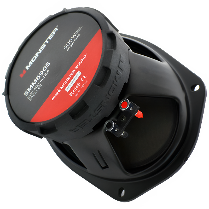 Monster SMM6905 6"×9″ 450W RMS Midrange Speaker 8-Ohm (Single) Monster Audio