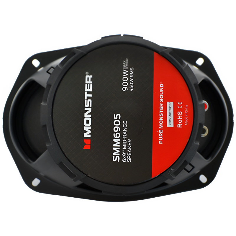 Monster SMM6905 6"×9″ 450W RMS Midrange Speaker 8-Ohm (Single) Monster Audio