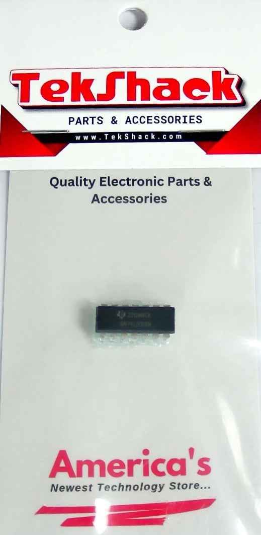 SN74LS93N Counter IC Binary Counter 1 Element 4 Bit Negative Edge 14-PDIP TekShack
