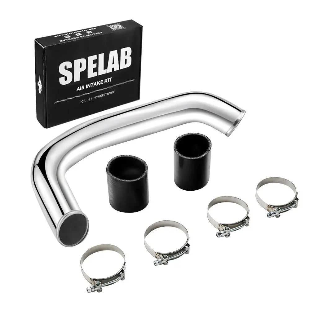 Cold Side Intercooler Pipe Kit for 2008-2010 6.4 Powerstroke Diesel Ford F250 F350 F450 F550 | SPELAB Flashark