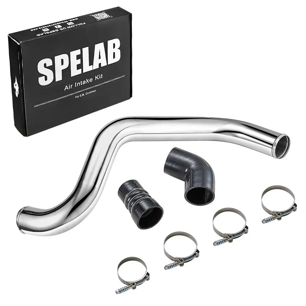 Hot Side Intercooler Pipe Kit for 2004.5-2010 6.6 LLY LBZ LMM Duramax Diesel | SPELAB