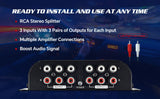 Audio Signal Splitter (SPLIT-3003RCA ) Audiopipe