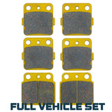 Arctic Cat DVX 400 2004-2008 Ceramic Brake Pad Set Traild