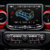 Stinger HEIGH10 10" Radio Fully Integrated Kit W/ Vehicle And Off-Road  I '18-'23 Jeep JL Wranglers/ '20-'23 Jeep JT Gladiators