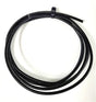 SRML BLACK 14 AWG FIBER GLASS BRAID APPLIANCE HI TEMP WIRE MOTOR LEAD PER FT AC/DC WIRE AND SUPPLY