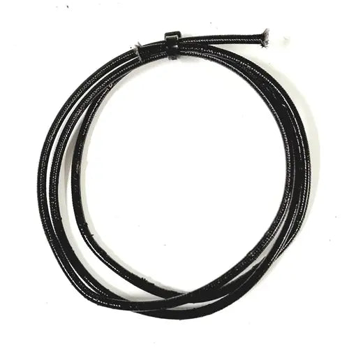 SRML BLACK 16 AWG FIBER GLASS BRAID APPLIANCE HI TEMP WIRE MOTOR LEAD PER FT AC/DC WIRE AND SUPPLY