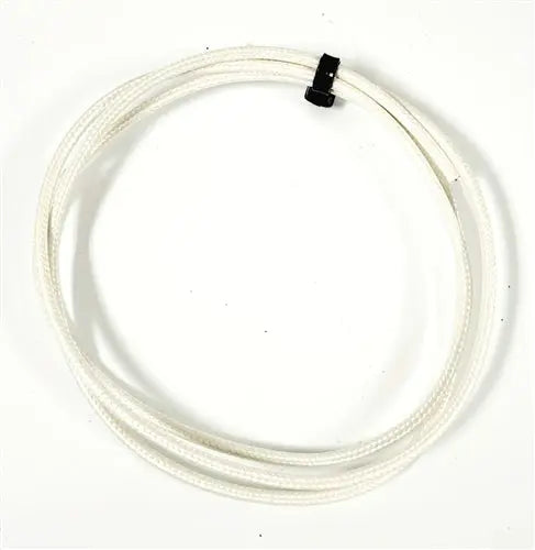 SRML WHITE 16 AWG FIBER GLASS BRAID APPLIANCE HI TEMP WIRE MOTOR LEAD AC/DC WIRE AND SUPPLY