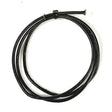 SRML BLACK 18 AWG FIBER GLASS BRAID APPLIANCE HI TEMP WIRE MOTOR LEAD PER FT AC/DC WIRE AND SUPPLY