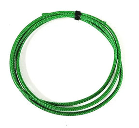 SRML GREEN 18 AWG FIBER GLASS BRAID APPLIANCE HI TEMP WIRE MOTOR LEAD AC/DC WIRE AND SUPPLY