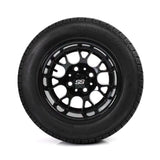 SS Wheels Alpha 12x7 Gloss Black & Gladiator Golf A/P Tire Package