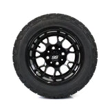 SS Wheels Alpha 12x7 Gloss Black & X Comp X/T Tire Package