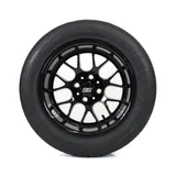 SS Wheels Alpha 14x7 Gloss Black & X Comp H/T Tire Package