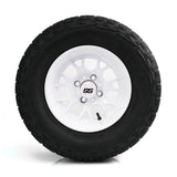 SS Wheels Alpha 12x7 Gloss White & X Comp X/T Tire Package