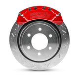 American Made B6-Brawler Direct Fit Billet Aluminum Rear Caliper Upgrade Kit. Red A414-21R