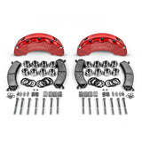 American Made B8-Brawler 8 Piston Direct Fit Front Caliper Disc Brake Kit W/DS Rotors. Red A414-20R -DS