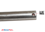 195/8" x5/8" Stainless Steel Roller Rod - Fits 18" Keel Roller, Includes Stainless Steel Cotter Pins