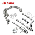 Exhaust Header/Catback w/ Downpipe Up-pipe All-In-One Kit for 2002-2006 Subaru Impreza WRX/STI Flashark