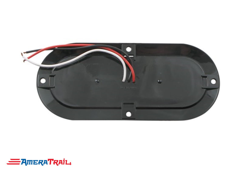 Amber Surface Mount 6" Oval LED, Side/Parking Marker, Optronics