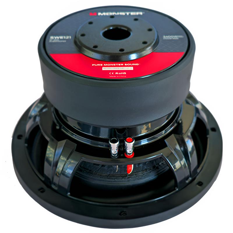 Monster SWE121 12″ 1700W RMS Subwoofer DVC 4-Ohm Monster Audio