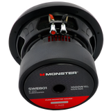 Monster SWE801 8″ 500W RMS Subwoofer DVC 4-Ohm Monster Audio