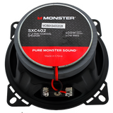 Monster SXC402 4" 2-Way Coaxial Speakers 4″ (Pair) Monster Audio