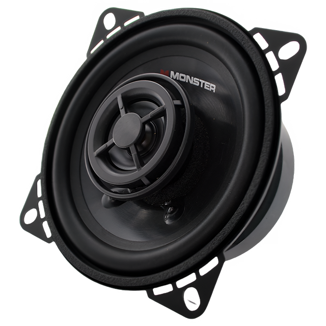 Monster SXC402 4" 2-Way Coaxial Speakers 4″ (Pair) Monster Audio