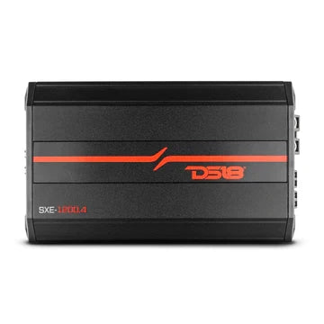 DS18 SXE-1200.4 Class A/B 4-Channel Full-Range Car Amplifier DS18