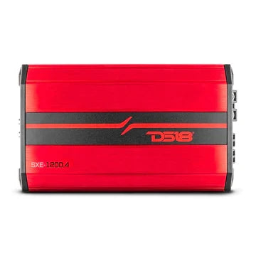 DS18 SXE-1200.4 Class A/B 4-Channel Full-Range Car Amplifier DS18