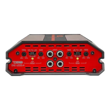 DS18 SXE-1200.4 Class A/B 4-Channel Full-Range Car Amplifier DS18