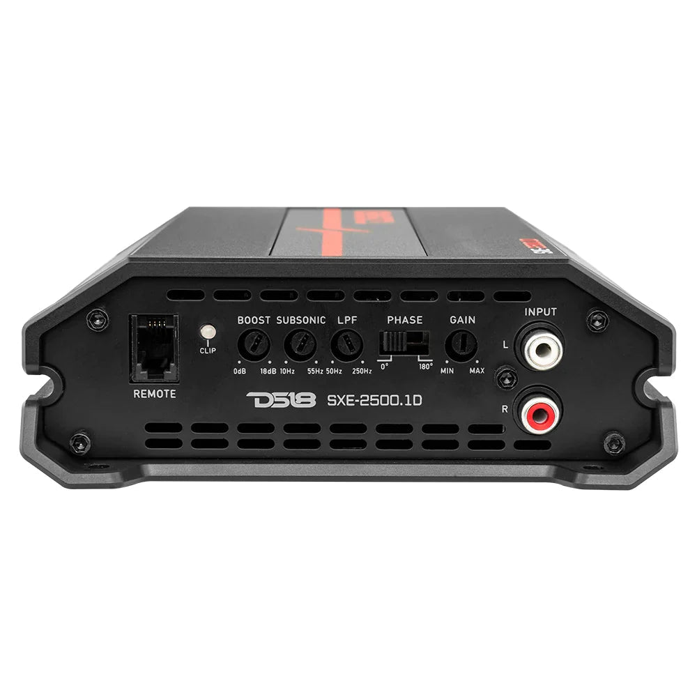 DS18 SXE-2500.1D Class D 1-Channel Amplifier 800 Watts Rms @ 1-Ohm DS18