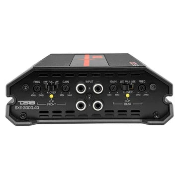 DS18 SXE-3000.4D SXE Class D 4-Channel Full-Range Car Amplifier 4 x 200 RMS @4 Ohm 3000 Watts DS18