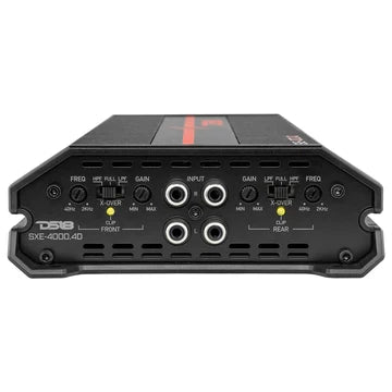 DS18 SXE-4000.4D SXE Class D 4-Channel Full-Range Car Amplifier 4 x 275 RMS @4 Ohm 4000 Watts DS18