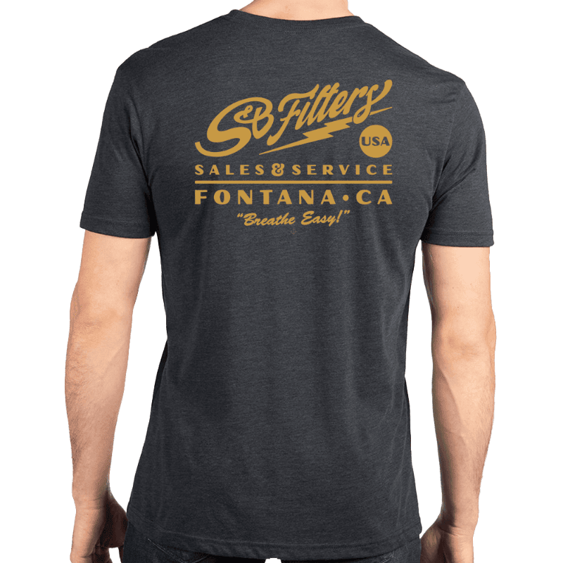 S&B Sales & Service Shirt - Black/Gold S&B