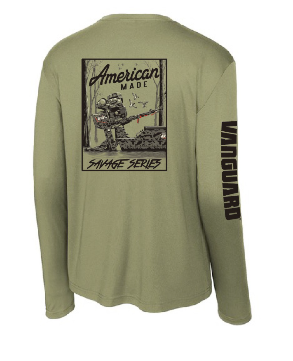 American Made Savage Series Olive Cotton Long Sleeve