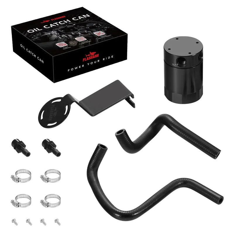 For 2013-2020 Subaru BRZ/Toyota 86/Scion FR-S Baffled Oil Catch Can PCV Side Flashark