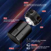 For 2013-2020 Subaru BRZ/Toyota 86/Scion FR-S Baffled Oil Catch Can PCV Side Flashark