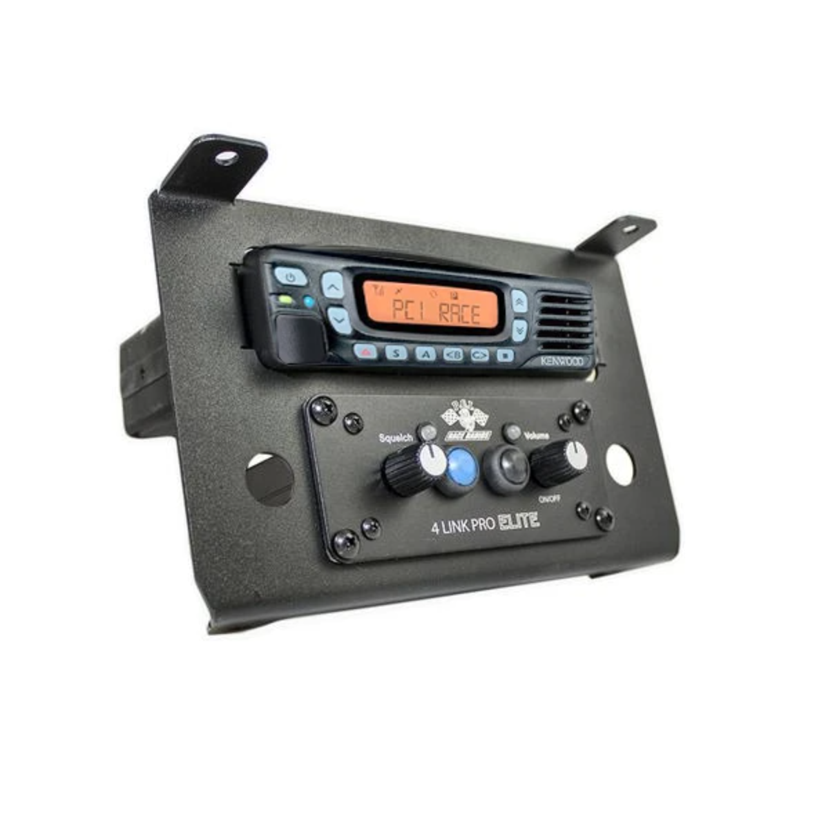 PCI Race Radios Polaris RZR Twist-lock Open Box Replacement Radio and Intercom Bracket